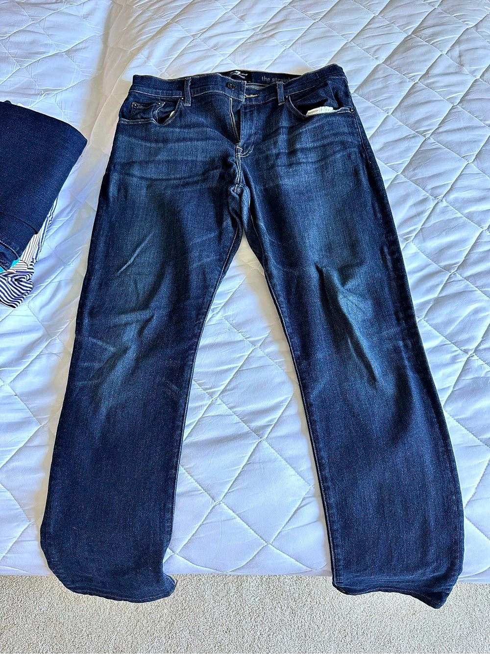 Lee The Straight Leg Jeans in Blue Waist 10 Like New